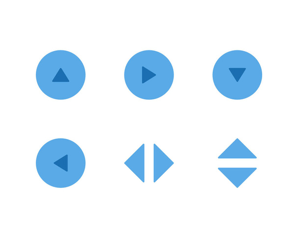 set of different arrows web icons  - Vector, Image