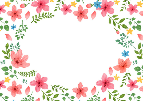 floral background vector illustration  - Vector, Imagen
