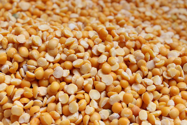 おいしいと健康的なひよこ豆のグラムの株式白い背景に - 写真・画像