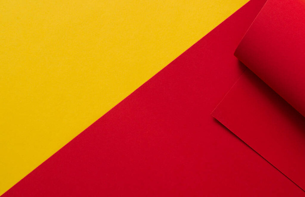 Žluté a červené abstraktní 3D pozadí, tapety - Fotografie, Obrázek