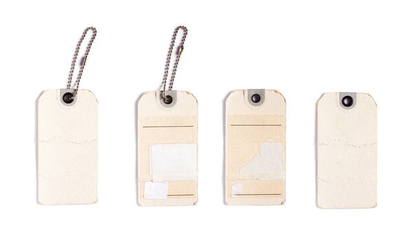 Cardboard hang tags for labelling. - Photo, Image
