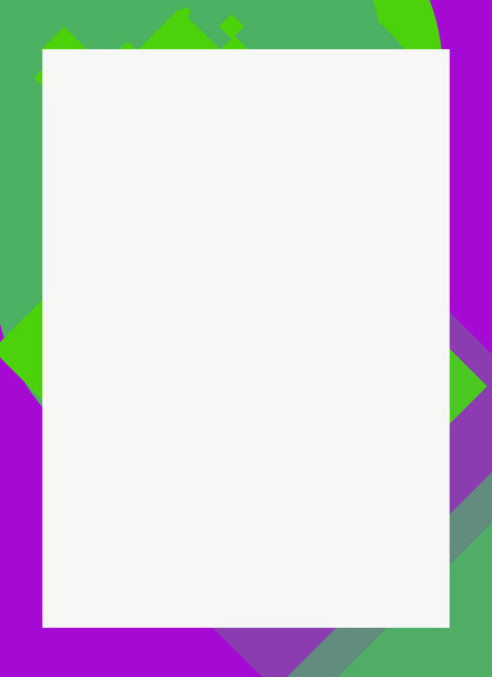 Красочный современный абстрактный каркас обложки флаера с декоративным текстурным дизайном - Фото, изображение
