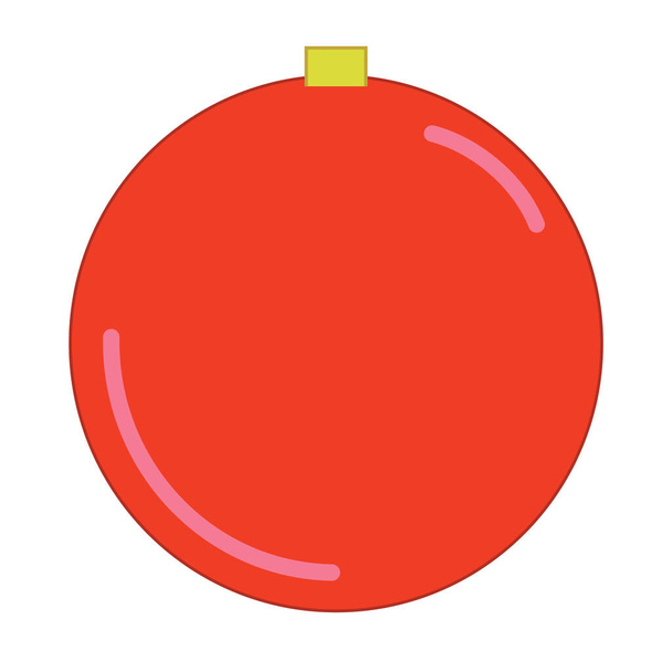 Una ilustración gráfica de A Christmas Bauble para su uso como icono, logotipo o decoración web - Foto, Imagen