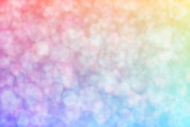 Abstract background with pink and blue colors and their transition and blurred light spots. - Photo, Image