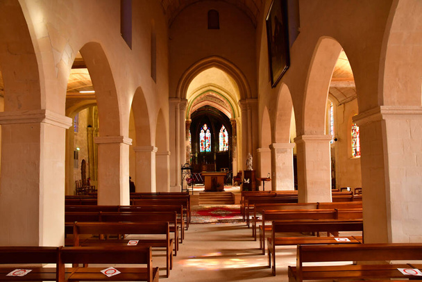 Conflans Sainte Honorine; France - february 21 2021 : the Saint Maclou church  - Zdjęcie, obraz