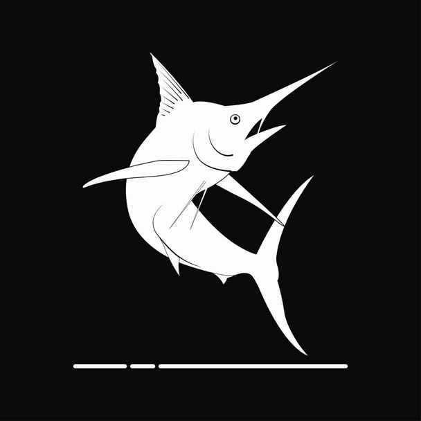 Marlin Logo Vektorgrafik - Vektor, Bild