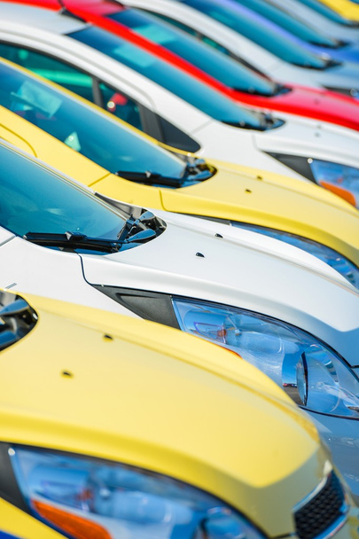 Colorful Cars Stock - Photo, Image