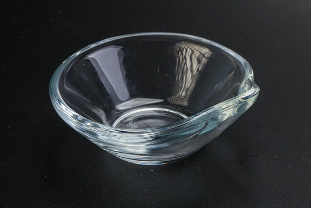 Epmty glass bowl for kitchen isolated bsckground  - Photo, Image