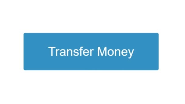 Mouse Cursor Slides Over And Clicks Transfer Money on Web Page. Вид скриншотов курсора в Интернете. Взгляд через интернет. - Кадры, видео