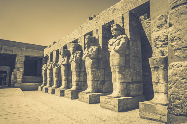 Egyptin muinaiset monumentit, Karnakin temppeli - Valokuva, kuva