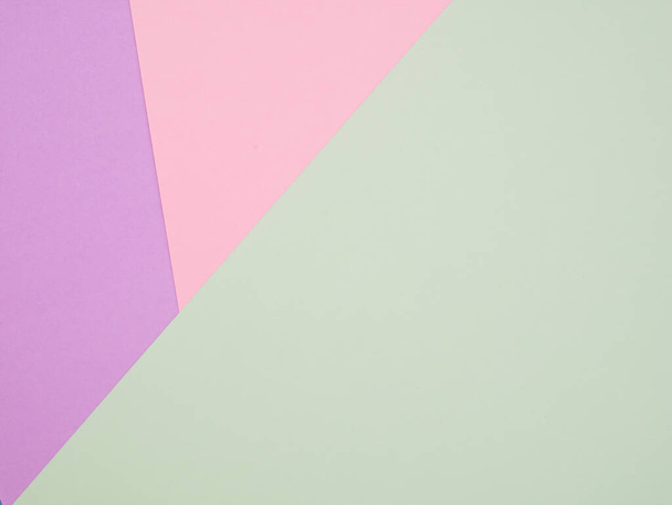 Colored paper Minimal shapes geometric background material design - Foto, immagini