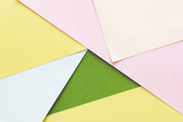 abstract gekleurd papier achtergrond pastel toon behang - Foto, afbeelding