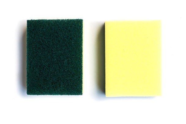Sponge on white background - Фото, изображение