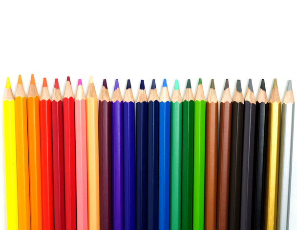 pencil  background, colorful modern background - Фото, изображение