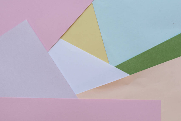 papel colorido abstrato fundo pastel tom papel de parede - Foto, Imagem