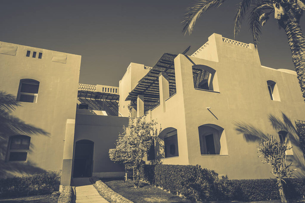 Architecture in arabic style, beautiful houses - Zdjęcie, obraz