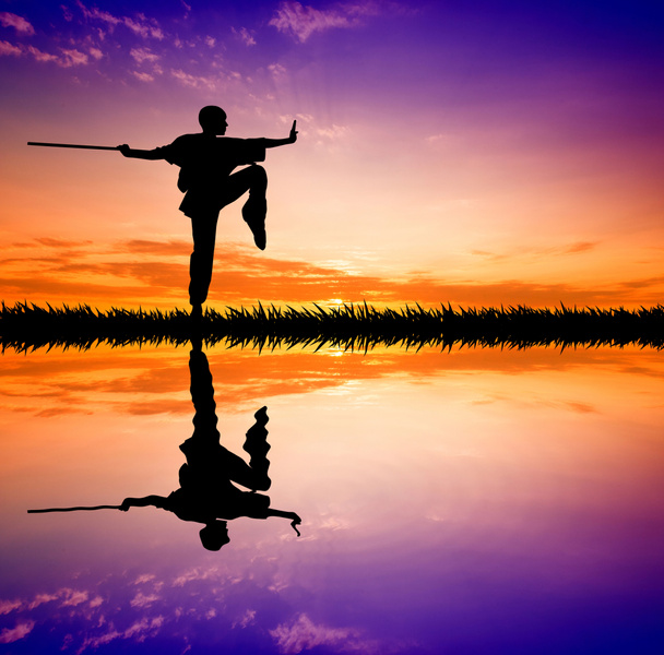 Shaolin posa al tramonto
 - Foto, immagini