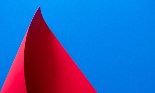Piros és kék elvont 3d háttér - Fotó, kép