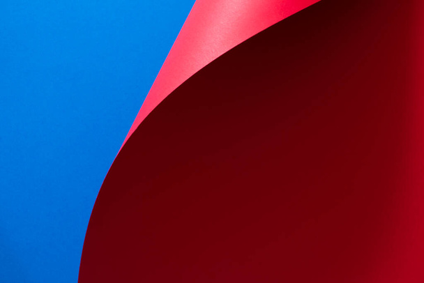 Red and blue abstract 3d background, wallpaper - Фото, изображение