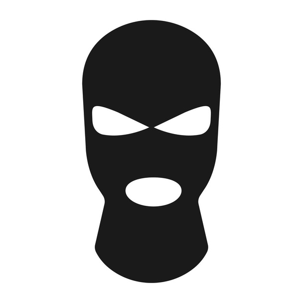Μάσκες σκι εγκληματιών, ληστών και μαφίας - Διάνυσμα, εικόνα