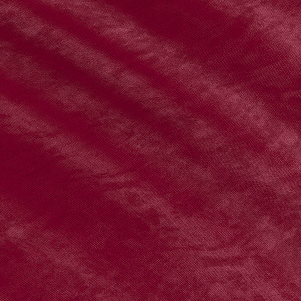 Ylellinen ja pehmeät aallot punainen sametti tausta. Tekstuuri punainen sametti tausta. Punainen velorikoostumus. Velor kangas taittuu. Tekstuuri sametti materiaalia torkut. Joulun punainen tausta. Renderointi  - Valokuva, kuva
