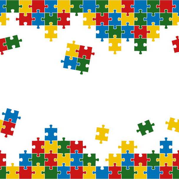 Puzzle fond coloré et sans fin
 - Vecteur, image