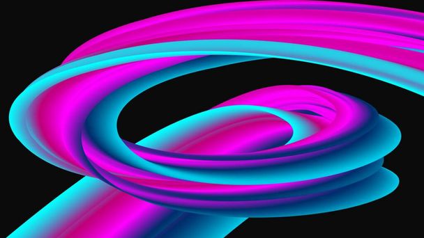 3d fond fluide coloré abstrait - Vecteur, image