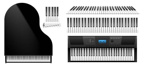 210+ Piano Electrico Ilustraciones de Stock, gráficos vectoriales