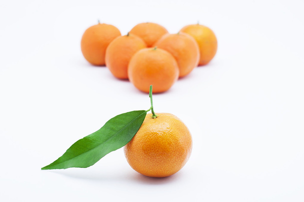 μανταρίνι, πορτοκάλι, εσπεριδοειδή, φρούτα, τρόφιμα - Φωτογραφία, εικόνα