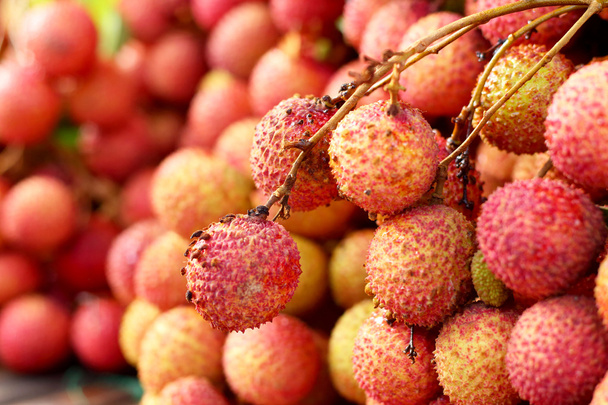 Close up a lot of lychee  - Photo, Image
