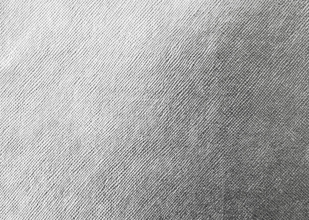 Srebrne tło metaliczne tekstura owijanie folia papier błyszczący biały szary metal tło dla elementu dekoracji papieru ściennego - Zdjęcie, obraz