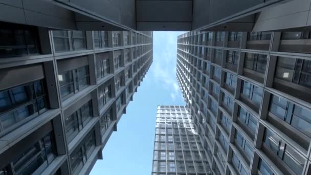 Escritório moderno arranha-céus de arranha-céus - Filmagem, Vídeo