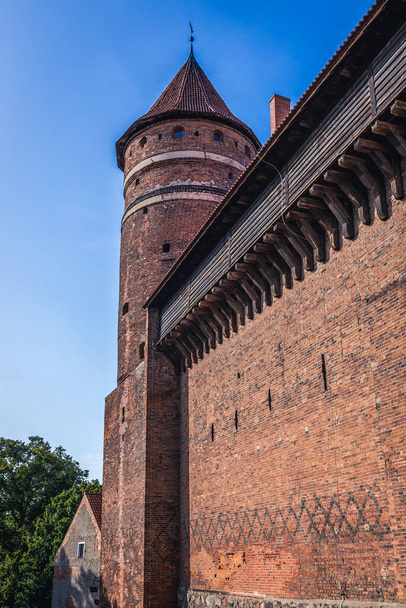 Castelo em Olsztyn cidade no nordeste da Polônia - Foto, Imagem