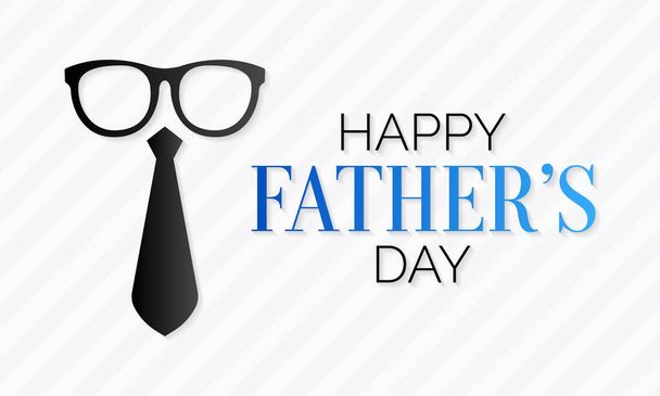 Η Ημέρα του Πατέρα γιορτάζεται σε διαφορετικές ημέρες σε διαφορετικές χώρες. Είναι μια μέρα που τιμούμε την πατρότητα και τα πατρικά ομόλογα, καθώς και την επιρροή των πατέρων στην κοινωνία. Εικονογράφηση διανύσματος. - Διάνυσμα, εικόνα
