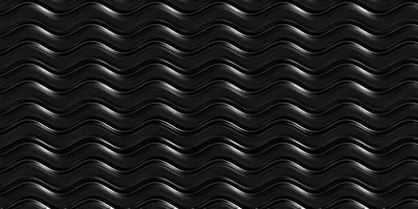 Abstracto negro gris onda de color línea patrón textura fondo con espacio para el concepto de diseño moderno Tecnología de negocios - Foto, Imagen