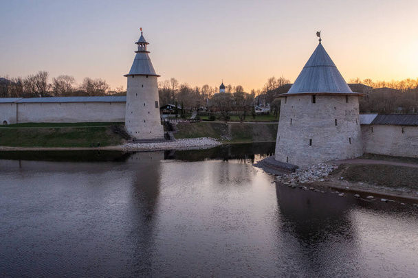 Pskov Kremlin towers, welcome to Russia. - Photo, Image