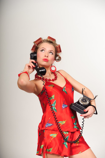 Sexy Pin Up Girl - Foto, afbeelding