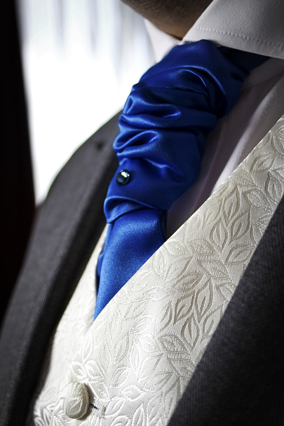 gravata azul
 - Foto, Imagem