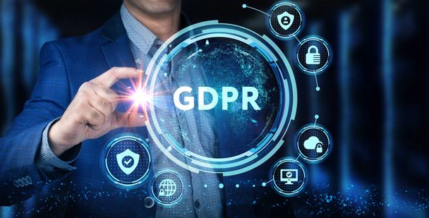 Business, Technology, Internet and network concept. GDPR General Data Protection Regulation. - Photo, Image