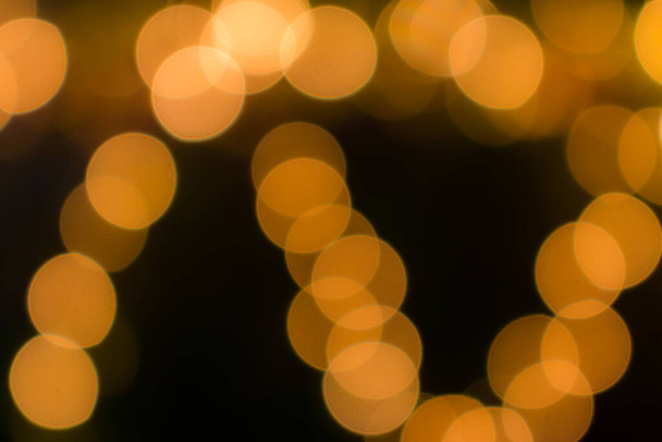 Colorful circles of light abstract bokeh background - Photo, Image
