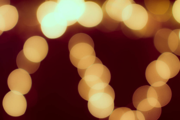 Színes körök fény elvont bokeh háttér - Fotó, kép
