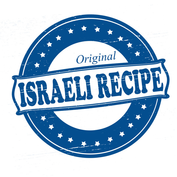 izraelský recept - Vektor, obrázek