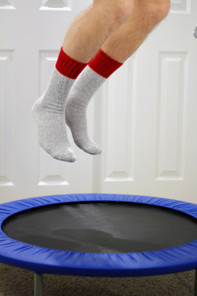 Mini saut de trampoline
 - Photo, image
