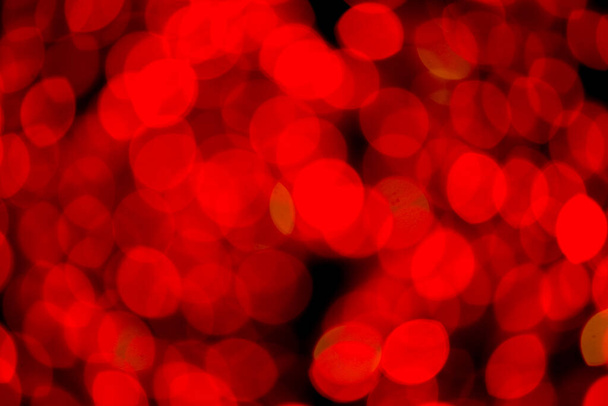 Sparkle red glitter bokeh abstract background - Foto, imagen