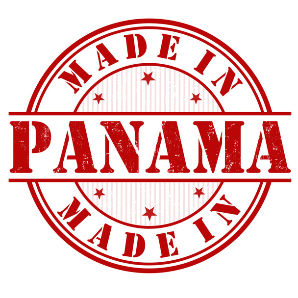 a panama-bélyegző - Vektor, kép