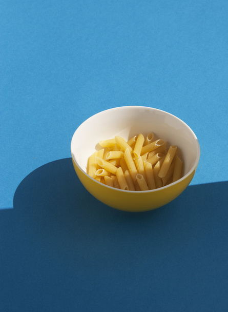 Bowl with Penne Rigate Pasta - Photo, Image