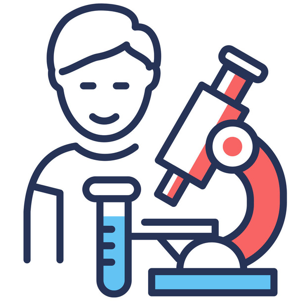 иконка для лабораторных медицинских тестов - Вектор,изображение