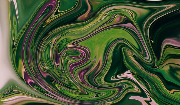 Renkli Soyut Modern El Boyalı Kusursuz Arkaplan Girdap Şablonu Tasarımı - Fotoğraf, Görsel