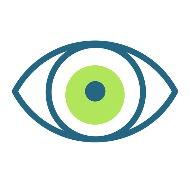 icône de la vision ophtalmologique dans la catégorie Assurance et sécurité - Vecteur, image