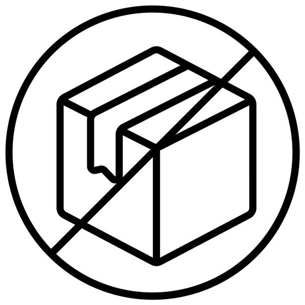 ikona dodací logistické objednávky ve stylu osnovy - Vektor, obrázek